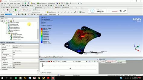 Ansys Workbench Practica 1 2019 2 YouTube