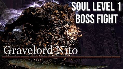 Gravelord Nito SL1 Boss Fight Dark Souls Remastered YouTube