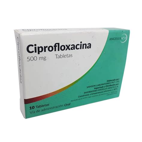 Ciprofloxacina Angelus 500mg X 10 Tab Global Red Pharma