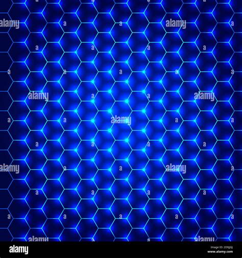 Hexágono azul Imágenes vectoriales de stock Alamy