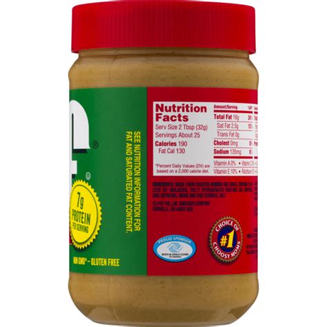 Jif Creamy Peanut Butter 28 Oz Instacart