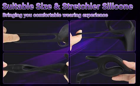 Cock Ring Sex Toys Vibrator Adult Couples Toy For Men With 9 Vibrating Modes Male Penis