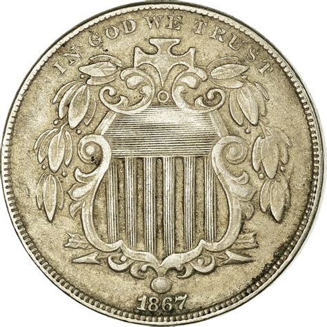 Five Cents Shield Nickel Coin From United States Online Coin Club