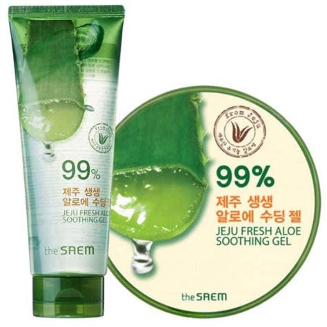 Гель с алоэ The Saem Jeju Fresh Aloe Soothing Gel купить в Москве СПБ