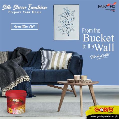 Gobis Paint - Glossy Finish with 100% Water and Stain Resistance
