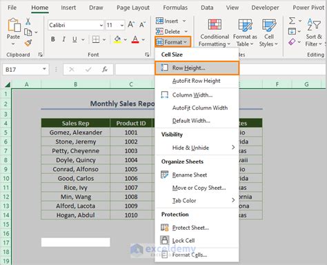 How To Change Restore Default Row Height In Excel ExcelDemy