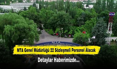 Mta Genel M D Rl S Zle Meli Personel Alacak G Ndem Afyon