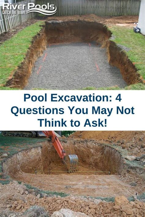 An Image Of A Construction Site With The Words Pool Excavation