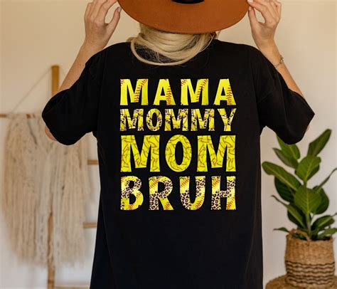 Mama Mommy Mom Bruh Png Softball Mom Clipart Softball Mom Shirt Designs