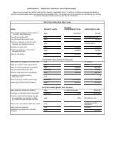 Fin Milestone One W Xls Worksheet Personal Financial