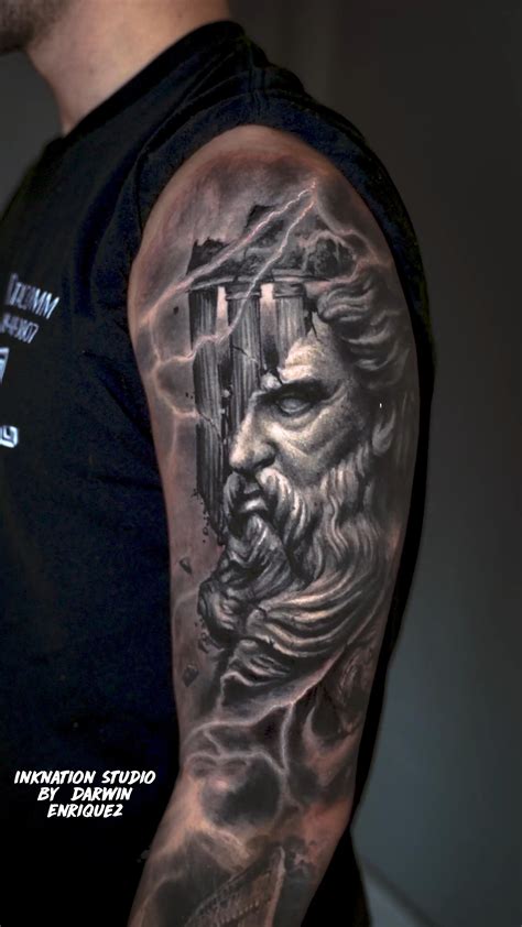 210 Amazing Poseidon Tattoo Designs With Meanings 2023 Greek Gods Ink