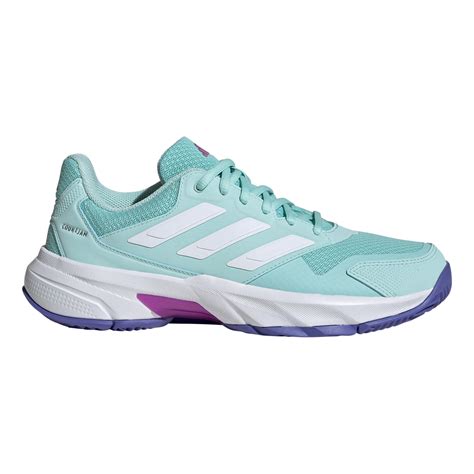 Buy Adidas Courtjam Control 3 All Court Shoe Women Mint White Online Tennis Point Uk