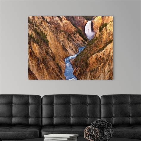 Lower Yellowstone Falls Yellowstone National Park Wyoming Wall Art