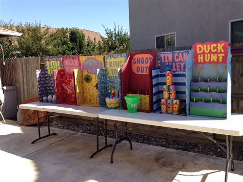Carnival Party Games Homemade Carnival Games Fall Carnival Kids