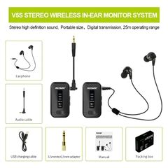 ACEMIC EM D04 Sistema De Monitoreo Intraural In Ear De 4 Canales