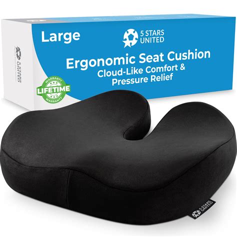 Seat Cushion for Office Chair - Tailbone Pressure Relief Cushion ...