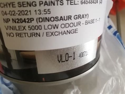 Nippon Paint Dinosaur Grey Everything Else On Carousell