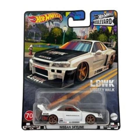 Hot Wheels Boulevard Lb Er Super Silhouette Nissan Skyline White