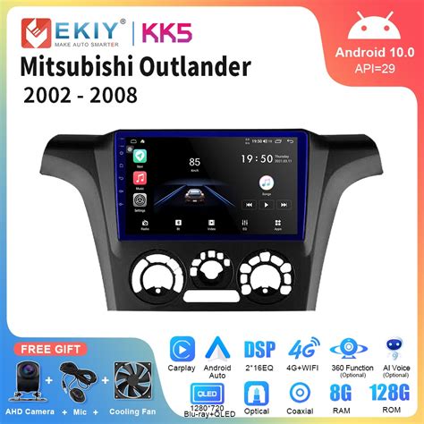 Ekiy Kk Qled Car Radio Stereo For Mitsubishi Outlander