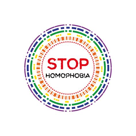 Stop Homophobia Vector Hd Images Stop Homophobia Rainbow Gradient Png