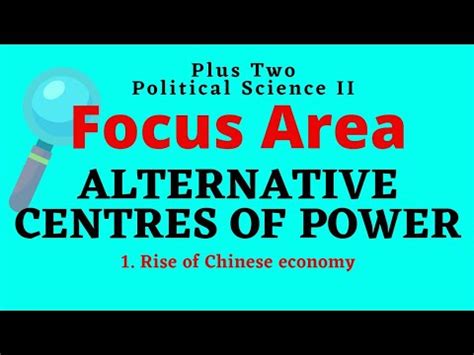 Plus Two Political Science Focus Area Alternative Centres Of Power