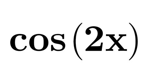 Cos X Cos X Identity For Cos X In Terms Of Tanx Proof Of Cos X