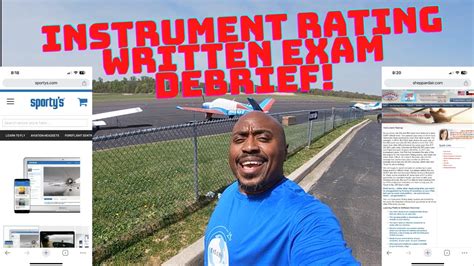 Instrument Rating Written Exam Debrief YouTube