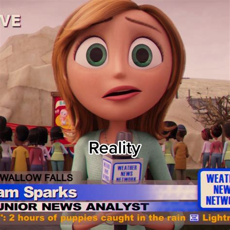 Cloudy With A Chance Of Meatballs Sam Sparks Meatball Happens To