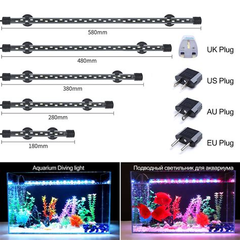 90 260V Luce Per Acquario LED Impermeabile Clip Per Acquario Luce