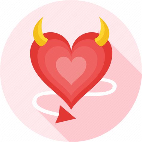 Devil Heart Favourite Like Romance Love Valentines Icon