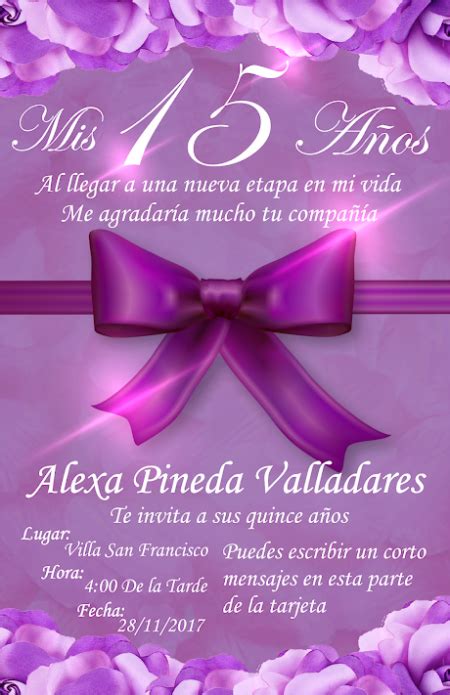 Textos creativos para invitaciones de XV años Sorprende a tus