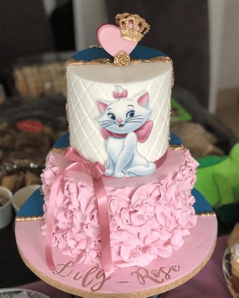 Disneys Marie Birthday Cake Ideas Images Pictures Birthday Cake For