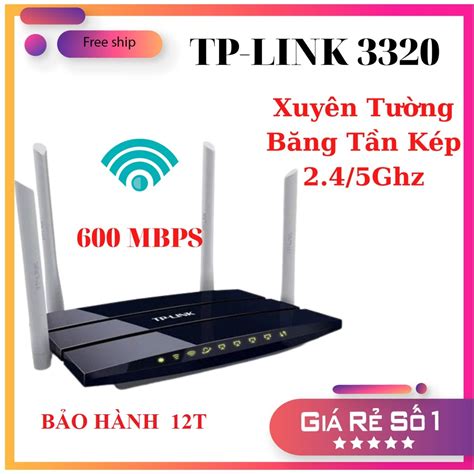 Bán BẢO HÀNH 12T Bộ phát wifi TPLINK LIKE NEW 95 băng tần kép sóng