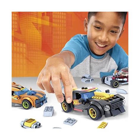 Mega Construx Hot Wheels Jeu De Briques De Construction Avec Voi