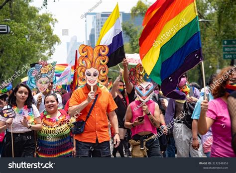 Gay Pride Mexico Stock Photos And Pictures Images Shutterstock