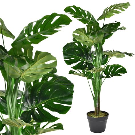 Sztuczna roślina dekoracyjna Monstera w doniczce 100cm Tajemniczy