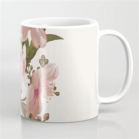 Buy Blush Pink Watercolor Flowers Artwork Coffee Mug By Newburydesigns