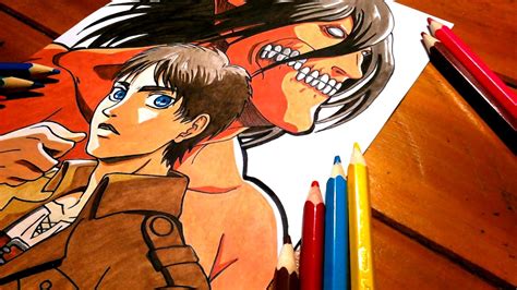 Como Desenhar O Eren Yeager Attack On Titan Youtube