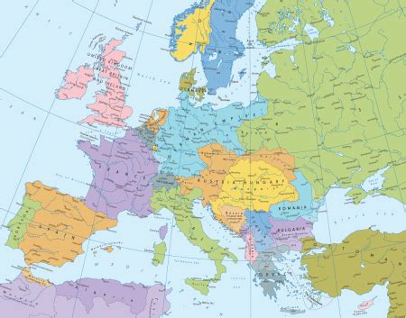 Map Of Europe Before And After World War