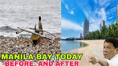 Manila Bay Before And After Dolomite Beach Kuyarons Tv Youtube