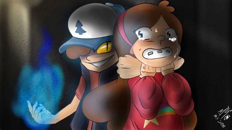 Possessed Dipper Vs Mabel Speedpaint Youtube