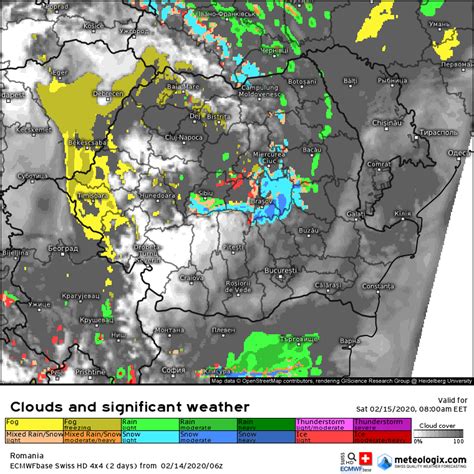 Prognoză meteo 15 februarie 2020ceva ploi ceva ceață Prognoze Meteo