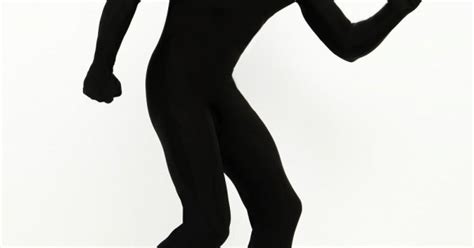 Cool Black Lycra Spandex Bodysuit Zentai Suit