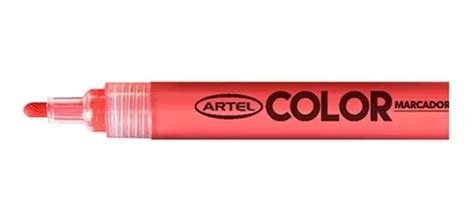 Marcador Acrílico Color Artel 2mm Color Rojo MercadoLibre