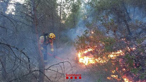 Incendi Forestal A Catalunya I Larag Foc Estabilitzat A La Granja D