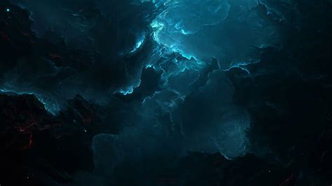 1366x768px | free download | HD wallpaper: blue, night sky, darkness ...