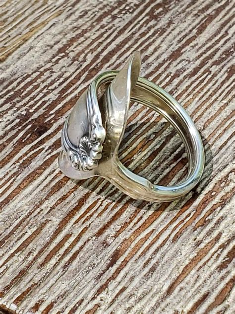 Sterling Silver Spoon Ring 2 Etsy