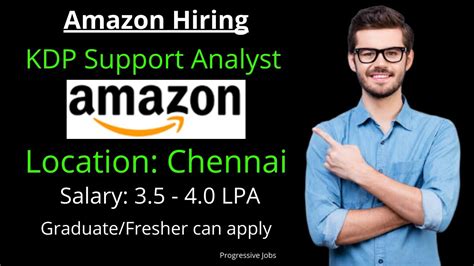 Amazon Hiring Amazon Kdp Support Analyst Job Freshers Jobs Progressive Jobs Youtube