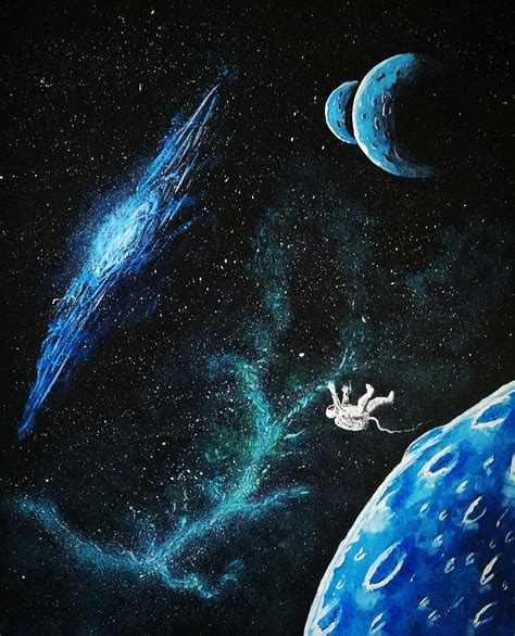 27 Easy Space Painting MubshirZaak