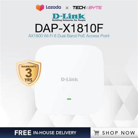 D Link Dap X F Ax Wi Fi Dual Band Poe Access Point Free